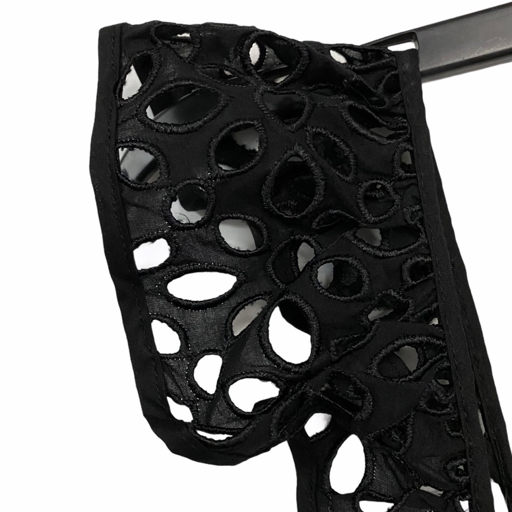 NWT $168 Black Eyelet Jumpsuit - Picture 3 of 4